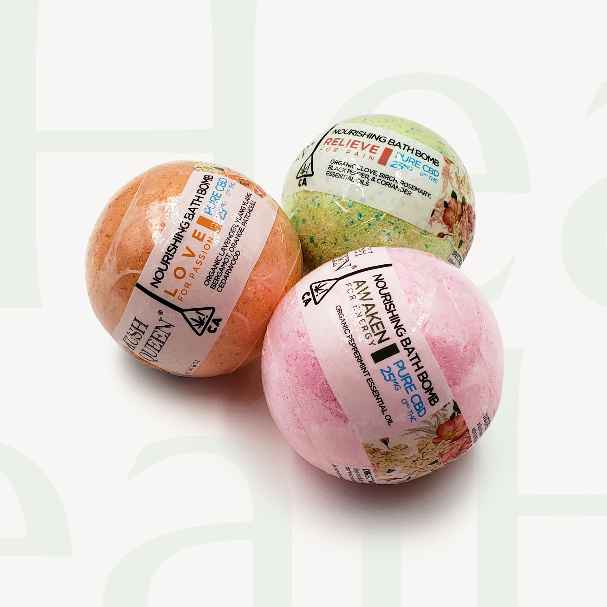 Bath Bombs by Kush Queen (25MG CBD)