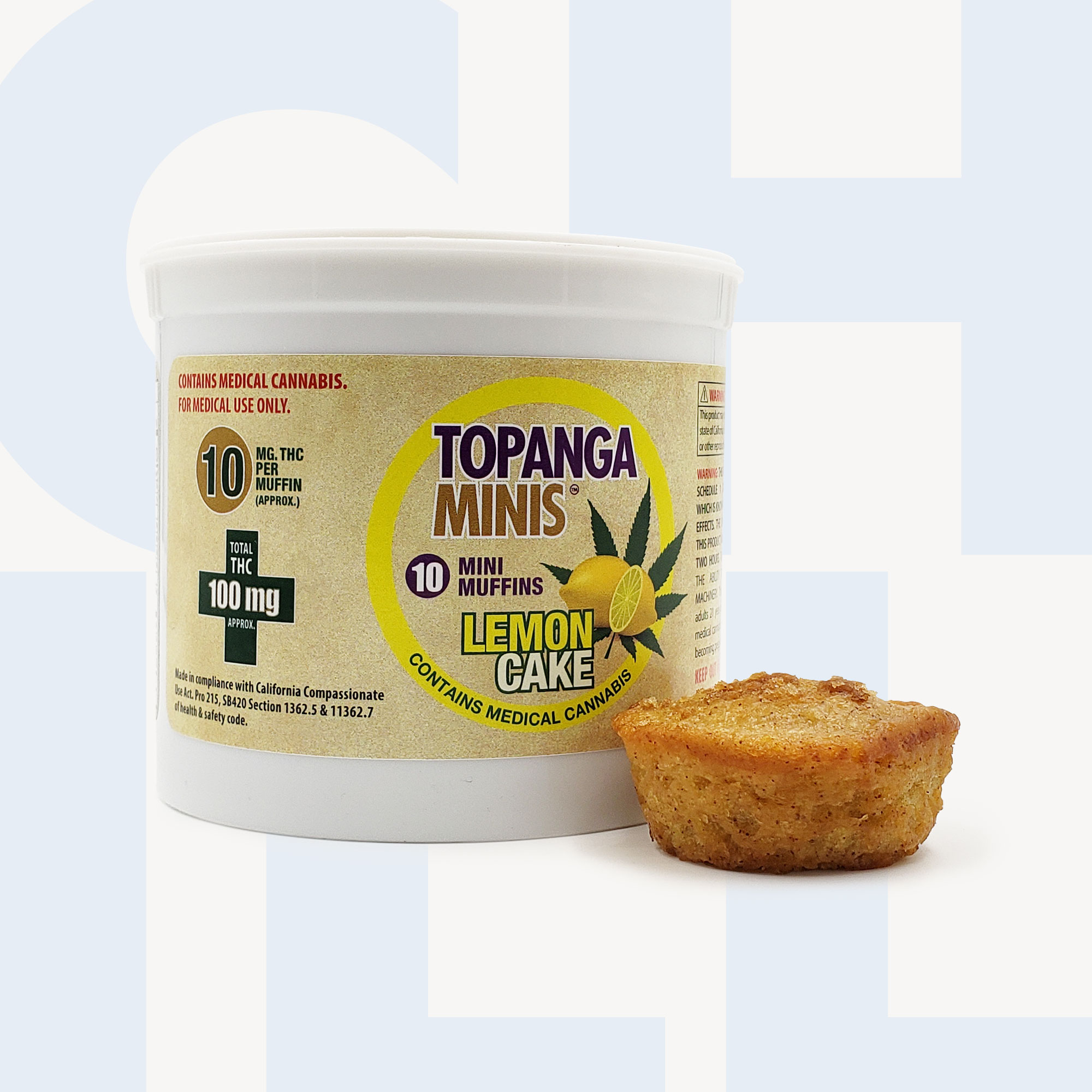 Topanga Mini-Muffins (100MG THC)